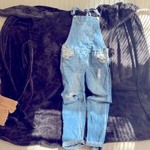 90’s lace overalls